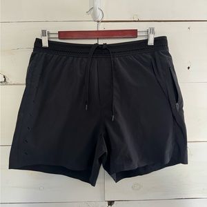 Black Ten Thousand session shorts with liner. Size medium.